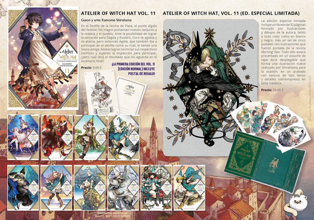 ¡Edición doble del tomo 11 de “Atelier of Witch Hat”!